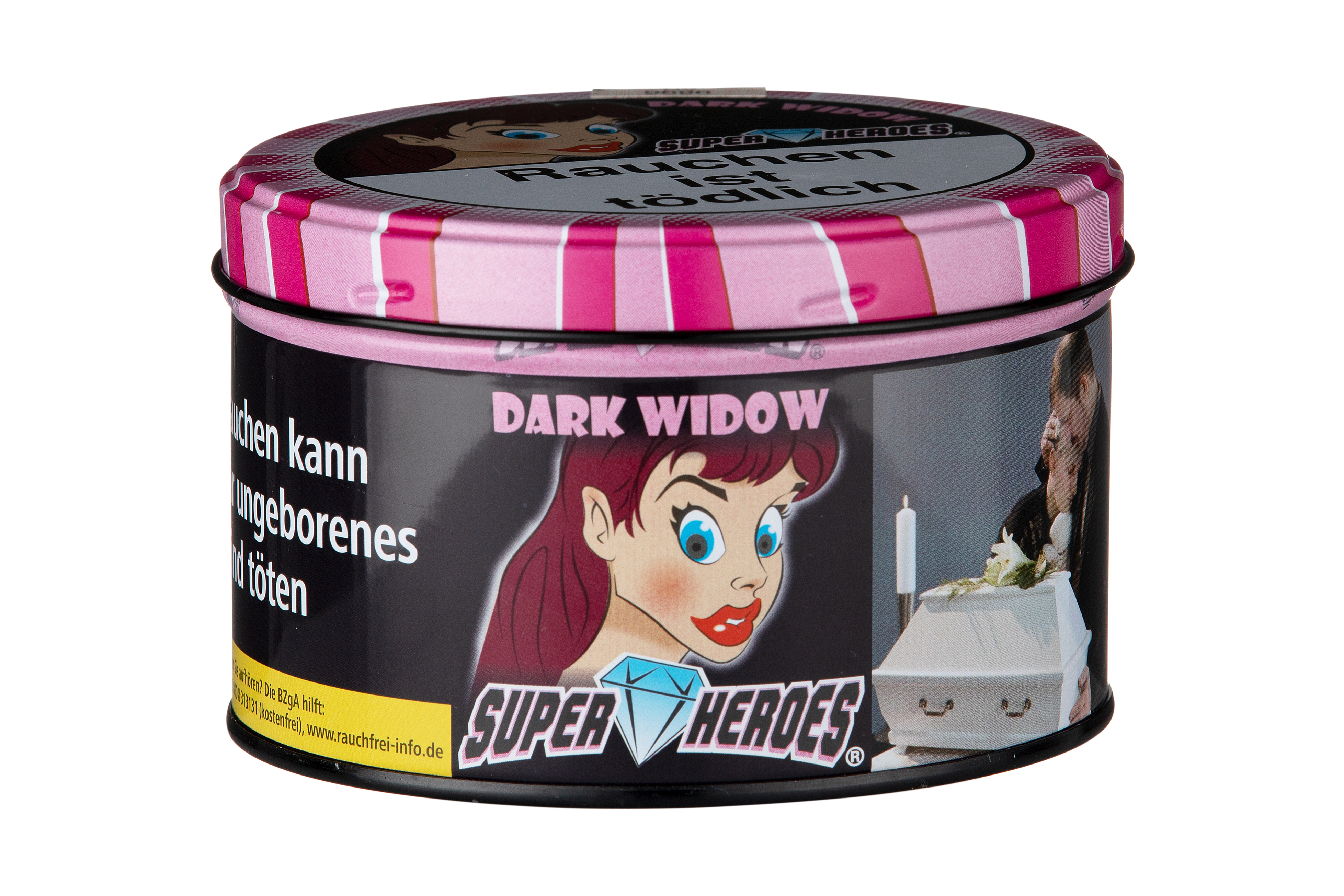 Super Heroes Wasserpfeifentabak Dark Widow