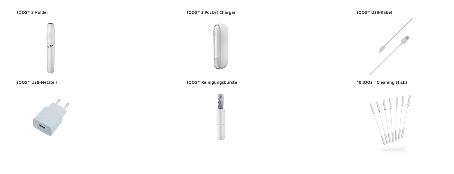 IQOS 3 Lieferumfang