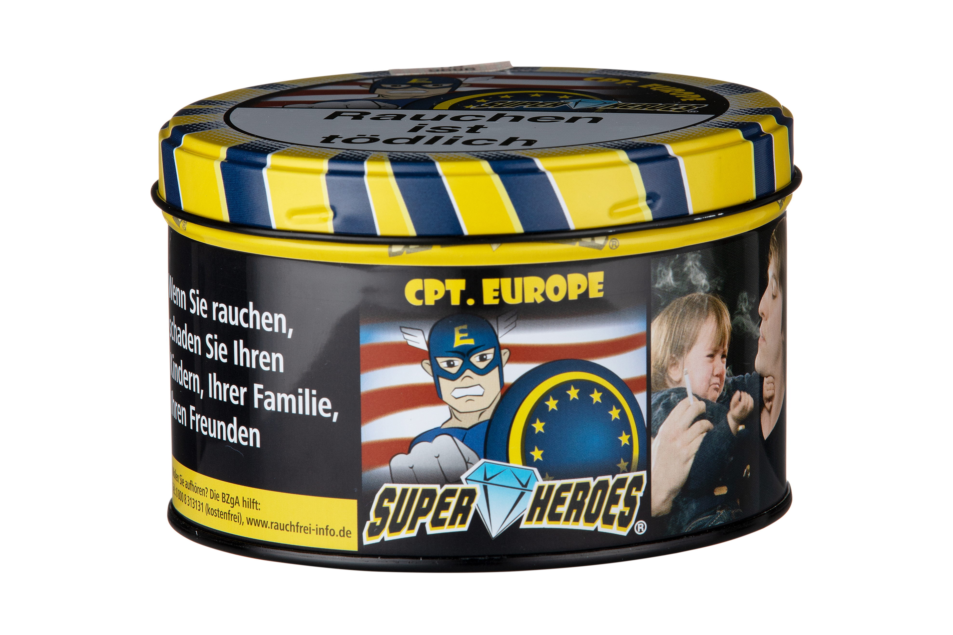 Super Heroes Wasserpfeifentabak Cpt. Europe